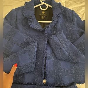 House of Harlow tweed skort blazer set